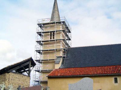 Chantier réalisé pour l’église de Luby Betmont