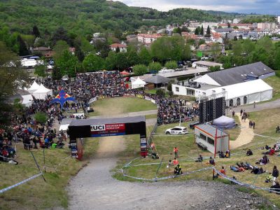 Coupe du monde VTT descente à Lourdes (65)